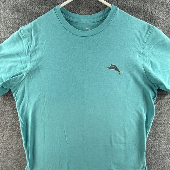 Tommy Bahama Relax Graphic T Shirt Blue Logo Tequila Graphic Alcohol Medium - Picture 7 of 10